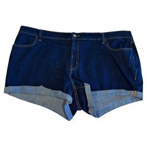 Old Navy Mid Rise Stretch Jean Shorts Plus Size 22